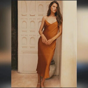 L*Space Rust Maxi Dress